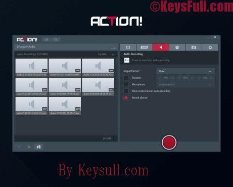 mirillis action key
